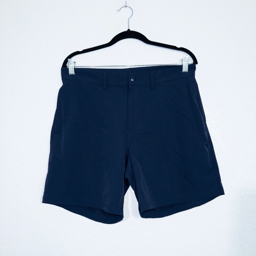 New Old‎ Navy Blue Chino Active StretchTech Shorts Size 32